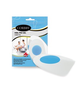 Silikonowe podpiętki na ostrogi piętowe Corbby Heel Pro Gel 1651 C 1652 C 1653 C