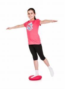 Poduszka sensoryczna dysk z wypustkami Qmed Balance Disc Ø 35cm (czerwień)