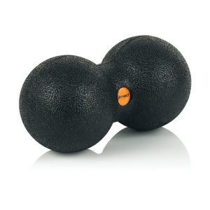 Wałek do masażu automasaż podwójna piłka Qmed Duo Ball 16cm x 8cm