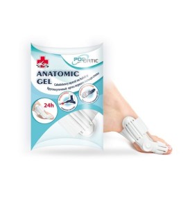 Aparat szyna ruchoma żelowa na haluksy paluch koślawy Corbby Anatomic Gel 6443C
